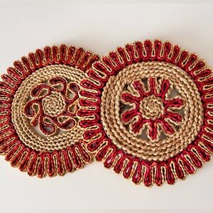 Vintage Handcrafted Woven trivet
